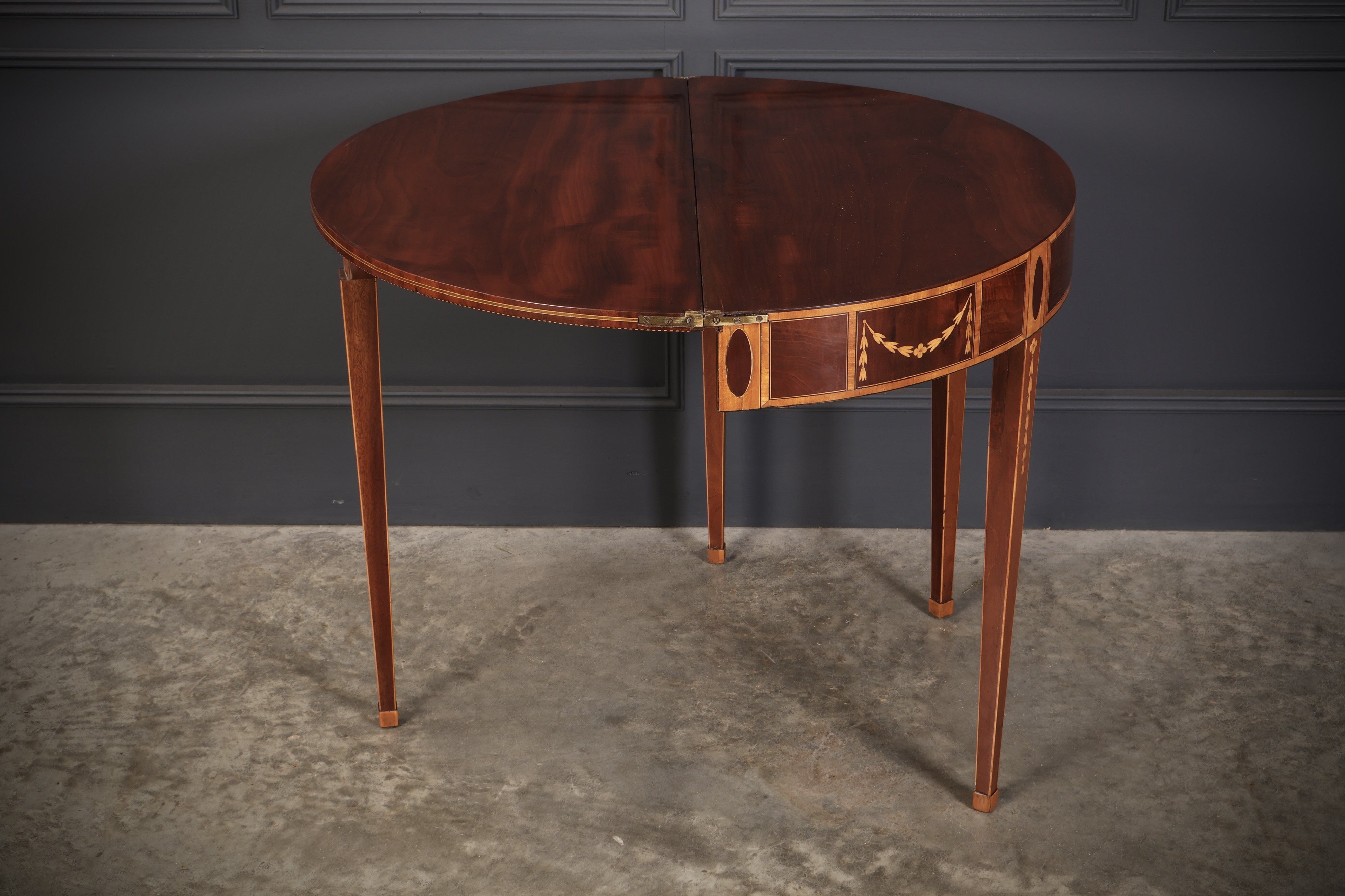 Rare 18th Century Marquetry Inlaid Tea Table - Image 14
